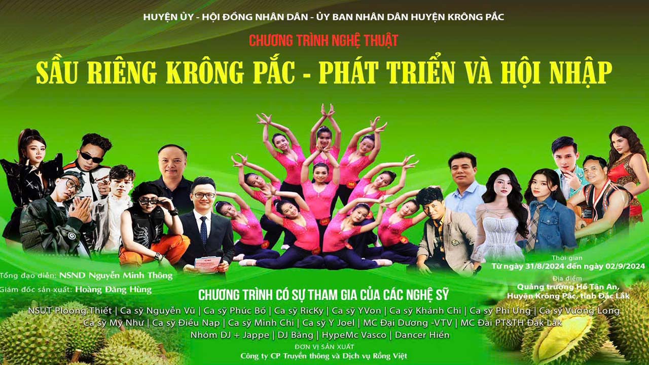 Lễ hội Sầu Riêng Huyện Krông Pắc tỉnh Đắk Lắk