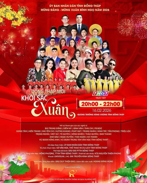Chương trình "Đồng Tháp chào Xuân 2026