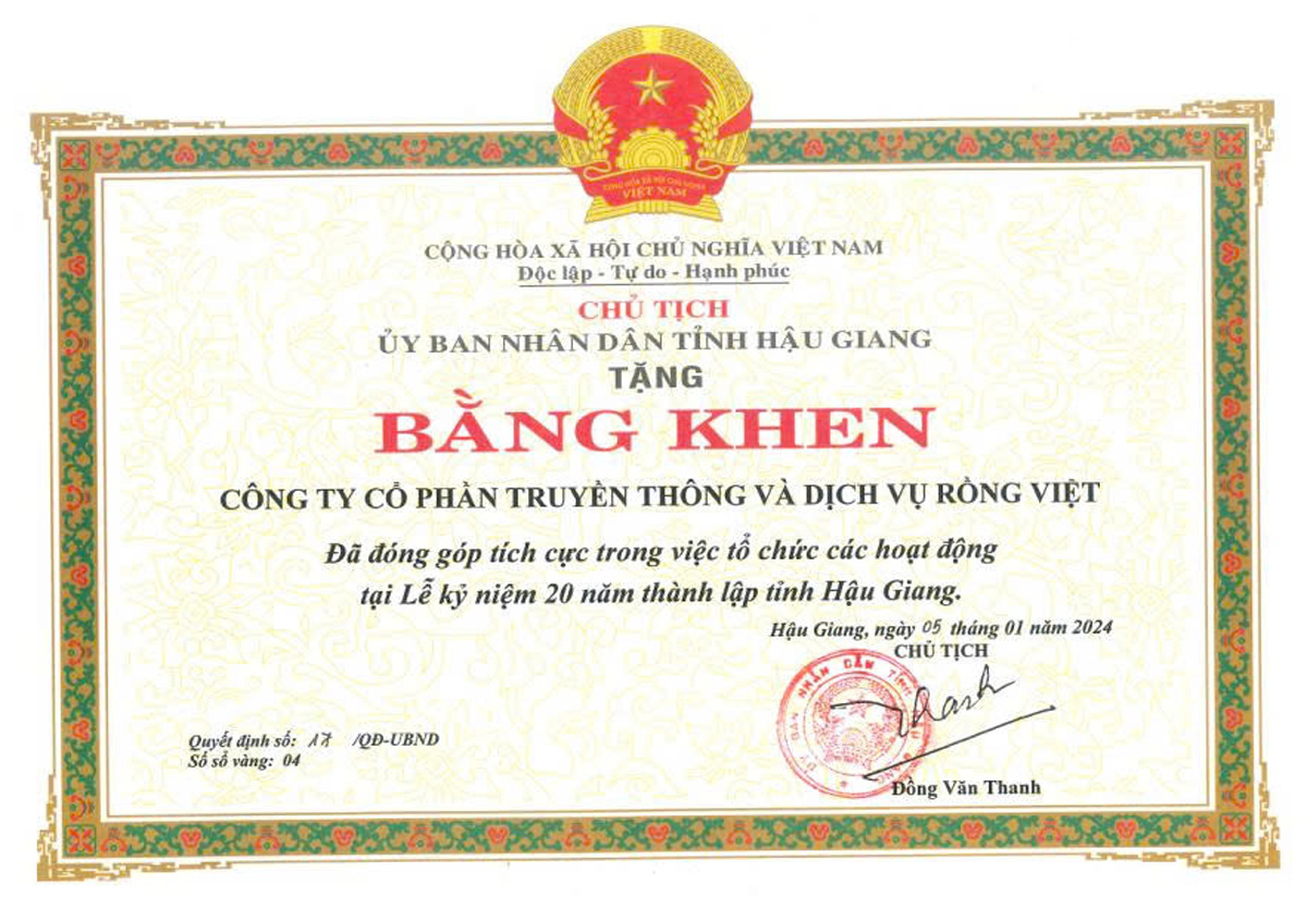 bằng khen